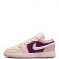 AIR JORDAN 1 LOW SE (GS) LEGEND LT BROWN/PINK FOAM -PINK OXFORD