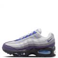 Grade-School Air Max 95 Photon Dust/Sapphire-Dark Raisin