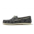 Sperry TopSider for Men: AO Tattoo Canvas Grey Boat Shoe Grey