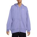 Sportswear Phoenix Fleece Oversized Full-Zip Hoodie Black Raspberry/Sail