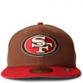 San Francisco 49ers Harvest 59Fifty Fitted Hat  Brown