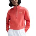  Sportswear Phoenix Fleece 1/2-Zip Cropped Sweatshirt MAGIC EMBER/SAIL