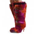 Upsetter Stiletto Boot  Multi Color