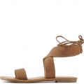 Zinty Lace-Up Sandal Tan