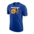 Golden State Warriors Cartoon Ball Dri-FIT NBA T-Shirt Rush Blue