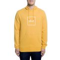 The Box Logo Pullover Hoodie in Mineral Yellow Yellow