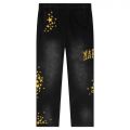Galaxy Arc Open Bottom Sweatpants  Pirate Black