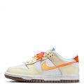 Grade-School Dunk Low White/Multi-Color-White-Glacier Blue