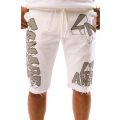 Bombers Denim Shorts White