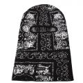 PAISLEY PATCHWORK MASK Black