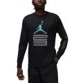  Brooklyn  AJ11 Graphic Long-Sleeve T-Shirt Black