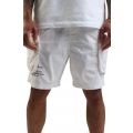 Utility Nylon Shorts White