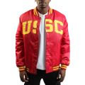 NCAA USC Satin Varsity Jacket 