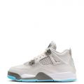 Pre-School Jordan 4 Retro 'Blue Chill' Photon Dust/Blue Chill-Flat Pewter-White