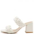 Mostly-S High Heels White PU