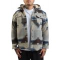 Tribal Hooded Jacket Khaki