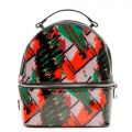 Mixed Color Backpack Green/Orange/Black