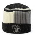 Las Vegas Raiders Speckled Block Beanie Black