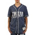 Big T Baseball Jersey  Pacific Blue