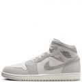 Air Jordan 1 Mid SE Neutral Grey/Smoke Grey-Sail