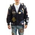 Orwell Letterman Jacket  Black/Grey