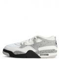 Grade-School Air Jordan 4 RM Summit White/Fire Red-Black-Matte Silver