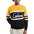 NBA Los Angeles Lakers Head Coach Crewneck  Black/Yellow
