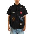 Workwear Patch Shirt  Black
