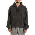 Skate Zip Thermal Hoodie Faded Black