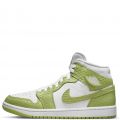 Air Jordan 1 Mid SE White/Vivid Green-White