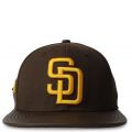 San Diego Padres Strapback Hat  Brown
