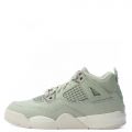 Pre-School Jordan 4 Retro "Abundance Seafoam/Sail-Metallic Silver