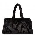 Faux Fur Tote (10L) Black