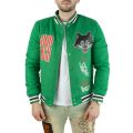 Loud Pack Varsity Jacket Green/Black