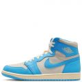 Air Jordan 1 Retro High OG Dark Powder Blue/Dark Powder Blue-Sail