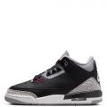 Grade School Air Jordan 3 Retro "Black Cement Black/Fire Red-Cement Grey-Summit White