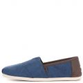Toms for Men: Navy Washed Canvas/Trim Classic Navy