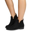 Rudder-S Black SU Ankle Booties BLACK