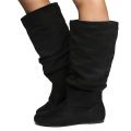 Woman's Kalisa-124 Knee High Boots BLACK