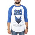 Diary Of A Madman Raglan Tee White/Black/Blue