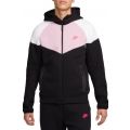 Sportswear Tech Fleece Windrunner Full-Zip Hoodie Black/White/Pink Foam
