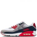 Air Max 90 White/Cool Grey-University Red