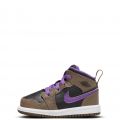 Toddler Jordan 1 Mid Palomino-Wild Berry-White
