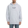 The Malibu Embroidered Hoodie in Heather Grey Heather Gray