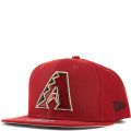 Arizona Diamondbacks Snapback Hat DARK RED/GREY