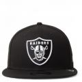 NFL Raiders 9Fifty Snapback  Black/White