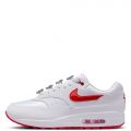Air Max 1 Premium White/University Red-Playful Pink