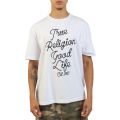 Embroidered Rope Logo T-Shirt  White