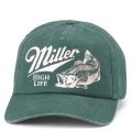 Miller High Life Fishing Cap Forest Green
