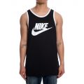 NIKE TANK-ACE LOGO BLACK/WHITE/WHITE